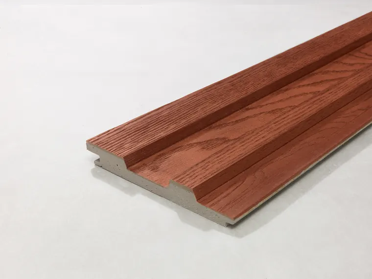לוח Board & Batten+ בגוון Jarrah, צילום Millboard